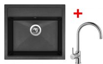 Sinks SOLO 560 Granblack+VITALIA