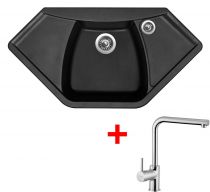 Sinks NAIKY 980 Pureblack+ELKA