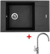 Sinks VARIO 780 Metalblack+Vitalia lesklá